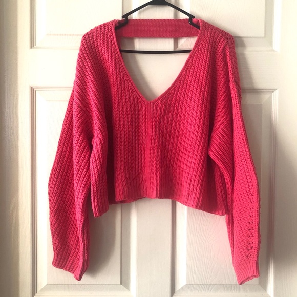 UO Avery Double V-Neck Sweater - Picture 2 of 5